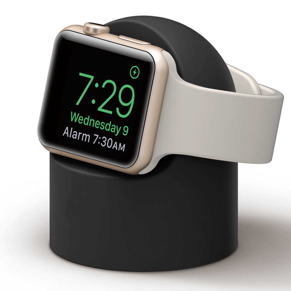 สายนาฬิกา applewatch แท่นชาร์จสำหรับ Apple Watch ขาตั้ง iWatch series 6 4 3 2 1 42mm 38mm 44mm 40mm station holder black