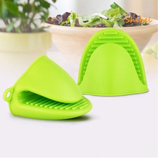 HOT_ 1 PC Pure Color ที่วางเตาอบ BBQ Baking Silicone GloveTool