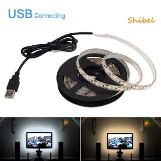 Hhl_ สายไฟ Led Smd Dc 5V Usb 3528 ขนาด 0.5 1 2 3 4 5 ม. สําหรับตกแต่งพื้นหลังตู้เสื้อผ้า ทีวี