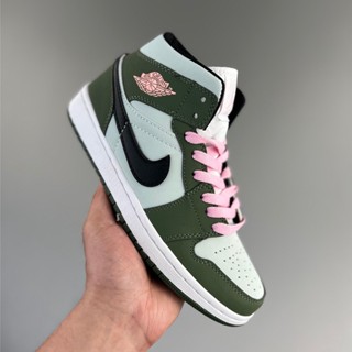 Original N_ike Air Jordan 1 Retro High OG AJ1 Jordan Generation รองเท้าผ้าใบลําลอง ข้อสั้น เหมาะกับการเล่นกีฬา