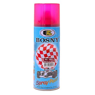 THE RICH BUYER BOSNY สีสเปรย์ 400 ซีซี รุ่น 2601 สีแดงเลือดหมู สีสเปรย์ สีพ่น สีกระป๋อง