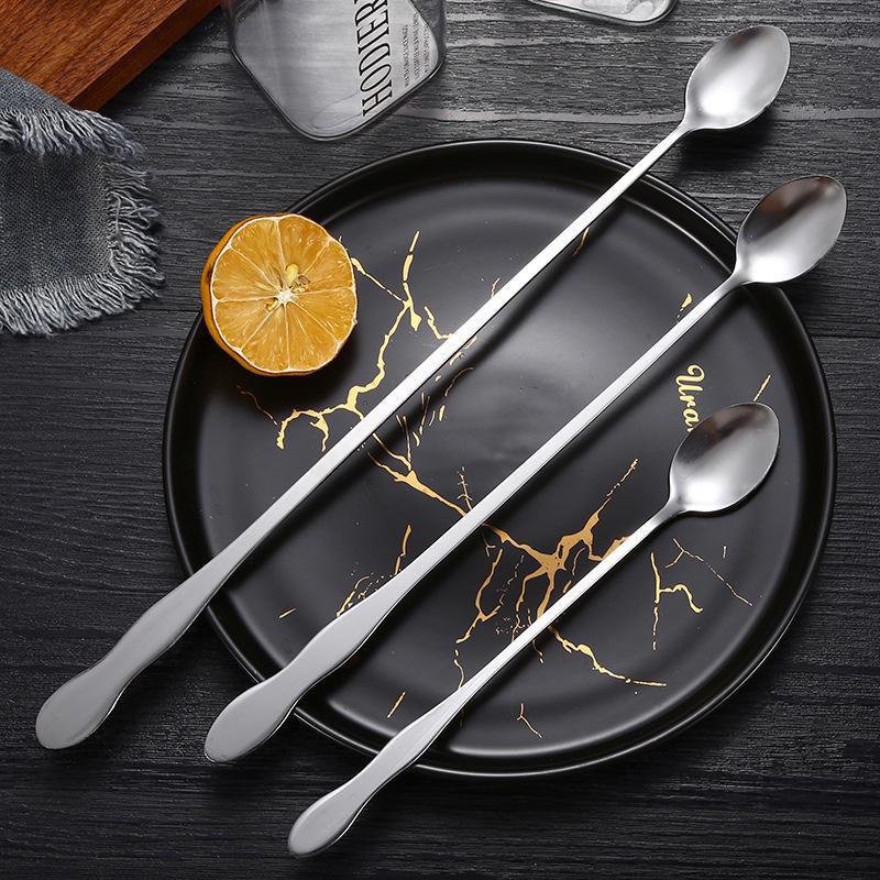 ช้อนคนด้ามยาว สแตนเลส มีให้เลือก ยาว 20/26cm stirring spoon AG666