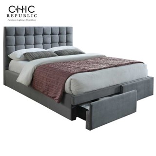 Chic Republic FENELLA/150,เตียง 5 ฟุต - สี เทาเข้ม