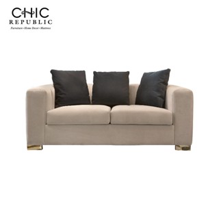 Chic Republic SIENA/2,โซฟา 2 ที่นั่ง - สี เบจ , เทาเข้ม