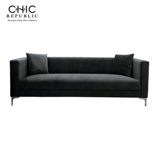 Chic Republic CEMON/3,โซฟา 3 ที่นั่ง - สี เทาเข้ม