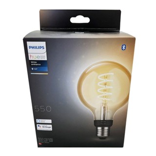 Philips Hue White Ambiance E27 G93 Globe (550 lm) Warm-to-cool White LED Smart Light Bulb