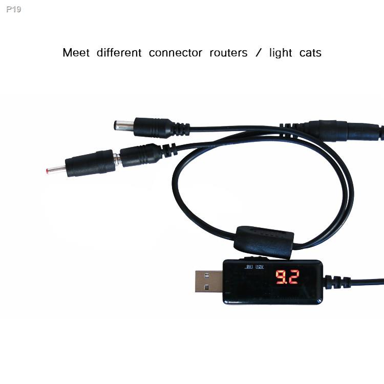 Usb Boost Cable 5V Step Up To 9V 12V Dc Voltage Converter 1A Step-Up Volt Transformer Dc Power Regul