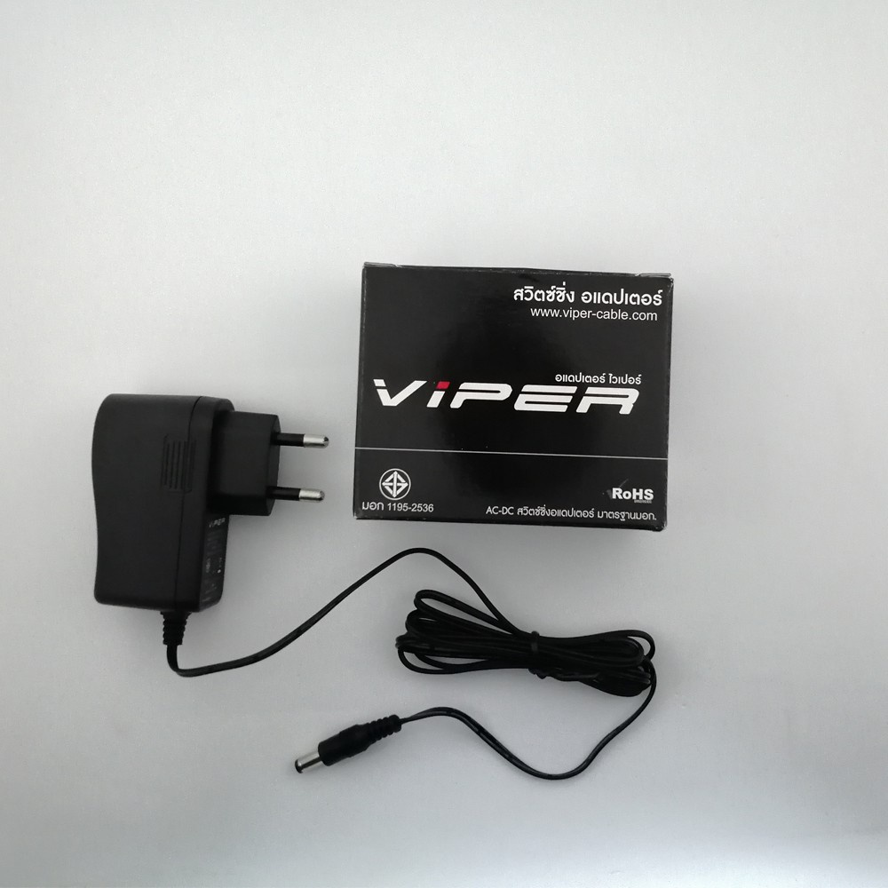 VIPER VPR0910 9V 1A TIS Switching Adapter อะแดปเตอร์ 9 โวลต์ 1แอมป์
