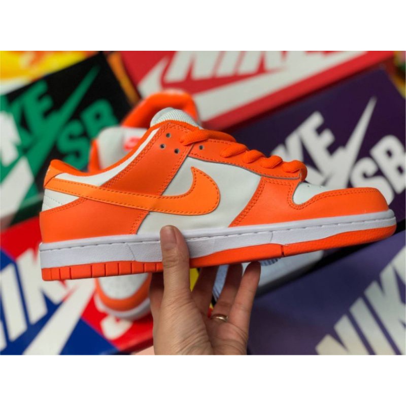 รองเท้าผ้าใบ nike∏﹊nike air Jordan 1low สีส้ม