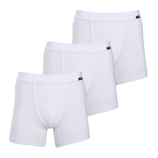 JOHN HENRY UNDERWEAR Essentials กางเกงชั้นในผู้ชาย ทรงบ๊อกเซอร์ บรี๊ฟ รุ่น JU JU39002 Pack3 สีขาว