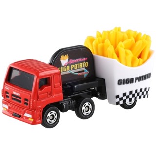 มือสอง ใหม่มาก CHANEL2HAND99 Tomica No.55 รถเหล็ก Isuzu Giga Fried Potato Car เฉพาะพ่วงหลัง โมเดลรถ tomy รถเฟรนฟราย