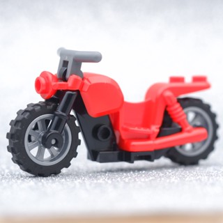 LEGO Red Motorcycle Chopper VEHICLE - LEGO® Minifigures Authentic เลโก้แท้