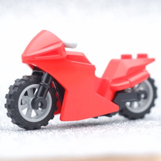 LEGO Red Big Bike VEHICLE - LEGO® Minifigures Authentic เลโก้แท้