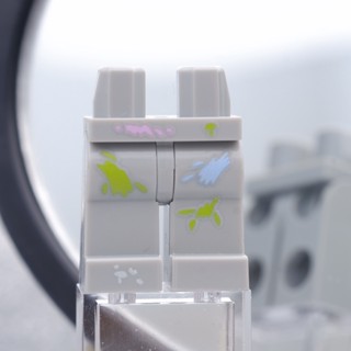 LEGO Gray Legs Paint Spots LEG - LEGO® Minifigures Authentic เลโก้แท้