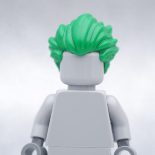 LEGO Green Swept Back Hair HAIR - LEGO® Minifigures Authentic เลโก้แท้