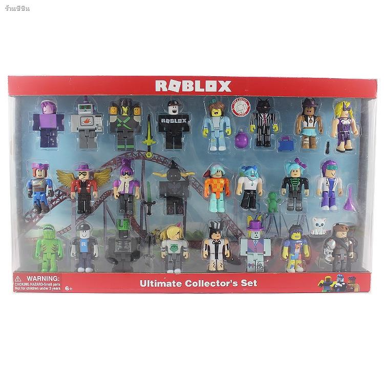 New 24pcs Roblox Building Blocks Ultimate Collector's Set Virtual World Game Action Figure Kids Toy Gift