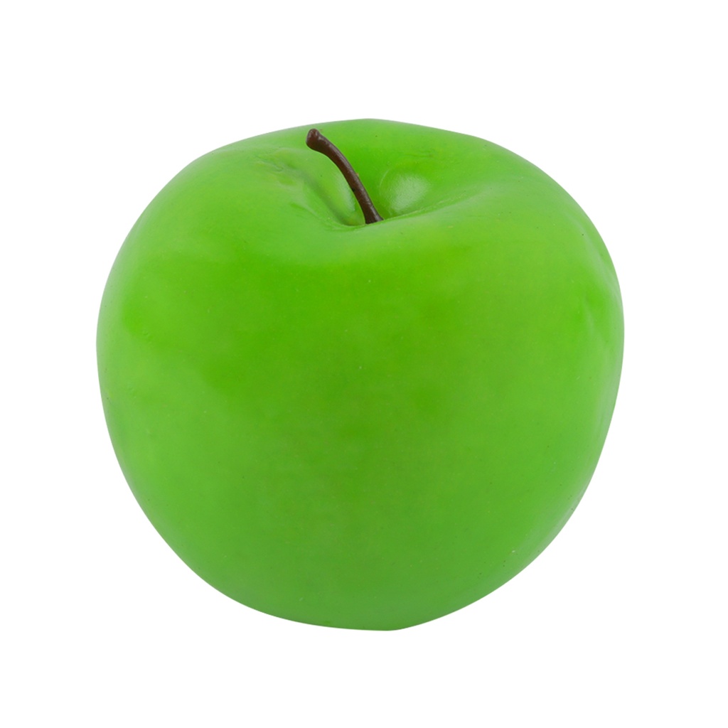 THE RICH BUYER  แอปเปิ้ลปลอม 7 ซม. รุ่น SU0342 สีเขียว ผลไม้เทียม ผักเทียม ผักปลอม ผลไม้ปลอม