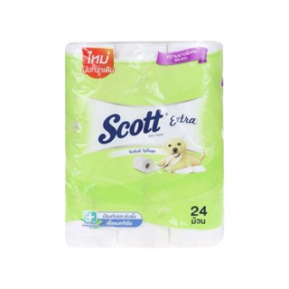 THE RICH BUYER SCOTT Extra กระดาษชำระ (แพ็ค 24) กระดาษชำระ ที่ใส่กระดาษชำระ ที่ใส่กระดาษทิชชู่