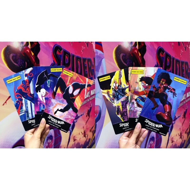 บัตร Spider-Man: Across the Spider-Verse บัตร Imported Collectible Card จาก Major Cineplex