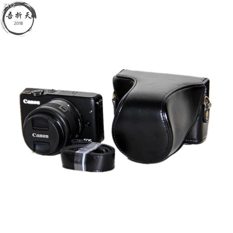 กระเป๋ากล้อง Canon M50II micro-single M50 M6II M6 M5 M10 M100 M200 กระเป๋าหนังสำหรับถ่ายรูป