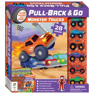 Asia Books หนังสือภาษาอังกฤษ PULL-BACK &amp; GO: MONSTER TRUCKS