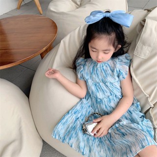 ▨ชุดเดรสกระโปรง ทรงเอ ขนาดเล็ก แฟชั่นฤดูร้อน สําหรับเด็กผู้หญิง 2023