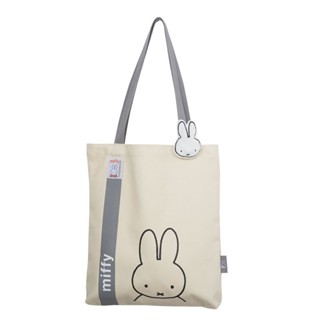 [พร้อมส่ง] Miffy กระเป๋าสะพายไหล่ ผ้าแคนวาส ความจุขนาดใหญ่ เข้ากับทุกการแต่งกาย สําหรับสตรี