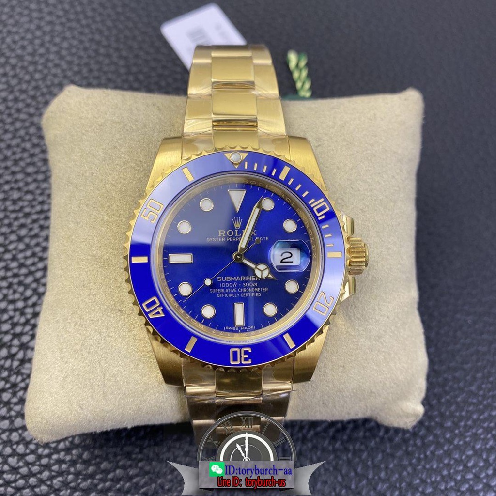 VS factory Ro♛lex man's chrono blue submariner diver watch selfwinding analog watch 3135 movement