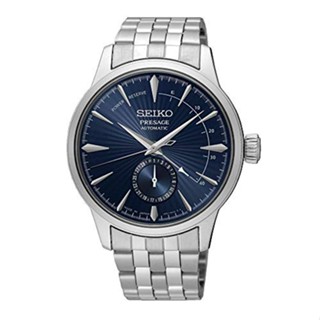 【ส่งตรงจากญี่ปุ่น】Seiko นาฬิกาข้อมือค็อกเทล ลายดวงจันทร์ สีฟ้า Ssa347J1