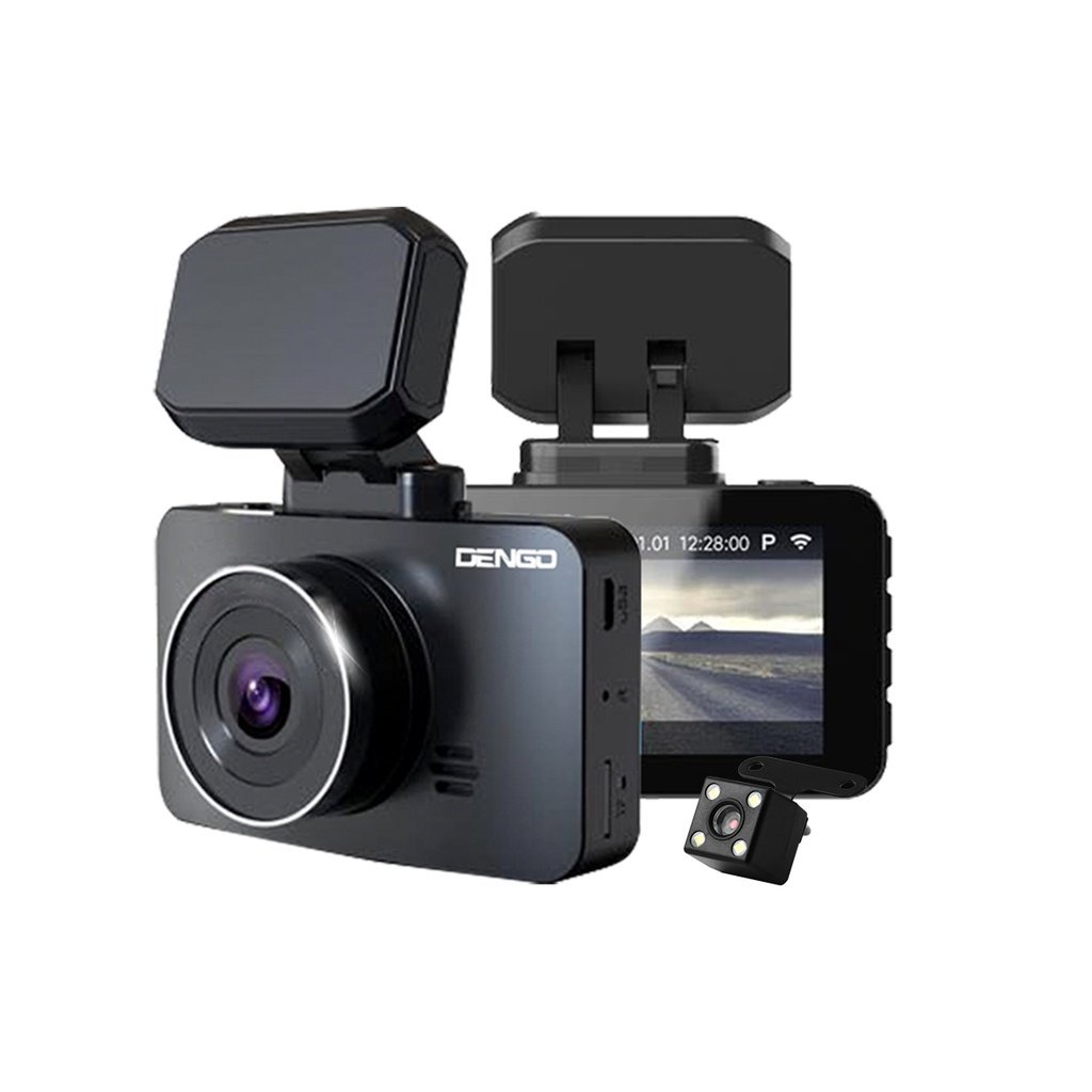 [รับเงินคืน 20%] Dengo Moonlight Pro กล้องติดรถยนต์ Wifi 2 กล้องหน้า-หลัง ชัด 1080p แท้ คมทุกสภาพแสง เตือนออกนอกเลน-ระยะ