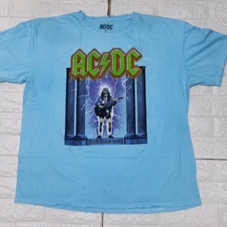 เสื้อวง ACDC -Who made Who - ทำขาดเซอร์จากโรงงาน งานแบบนี้หายากครับ ลิขสิทธิ์แท้ 2022