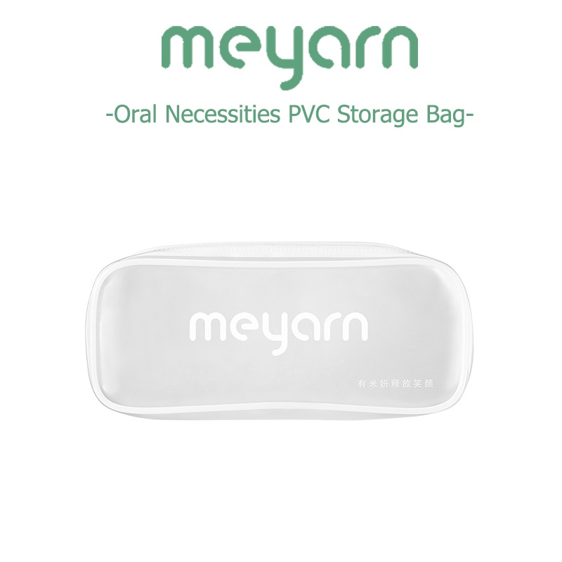 MEYARN   เดินทางแบบพกพากันน้ํา PVC ถุงเก็บสําหรับจัดฟันช่องปากที่จําเป็น