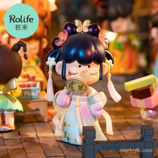 ของเล่นกล่องตาบอด Rolife ของแท้  Nanciชุดปีแห่งปิ่นปักผมทอง  เล่นน้ำ ตัวเลข  ของตกแต่งแบบใหม่น่ารัก