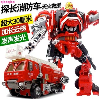 โมเดลหุ่นยนต์ไดโนเสาร์ Transformers Optimus Prime Fire Truck Bumblebee ของเล่นสําหรับเด็ก