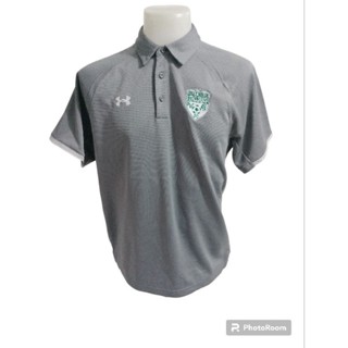 เสื้อยืดกีฬาคอปกแบรนด์ UA HEATGEAR TEAM KELLY WALSH TROJANS FC Size L มือ2