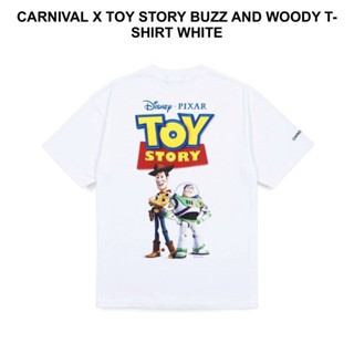 CARNIVAL X TOY STORY BUZZ AND WOODY T-SHIRT WHITE