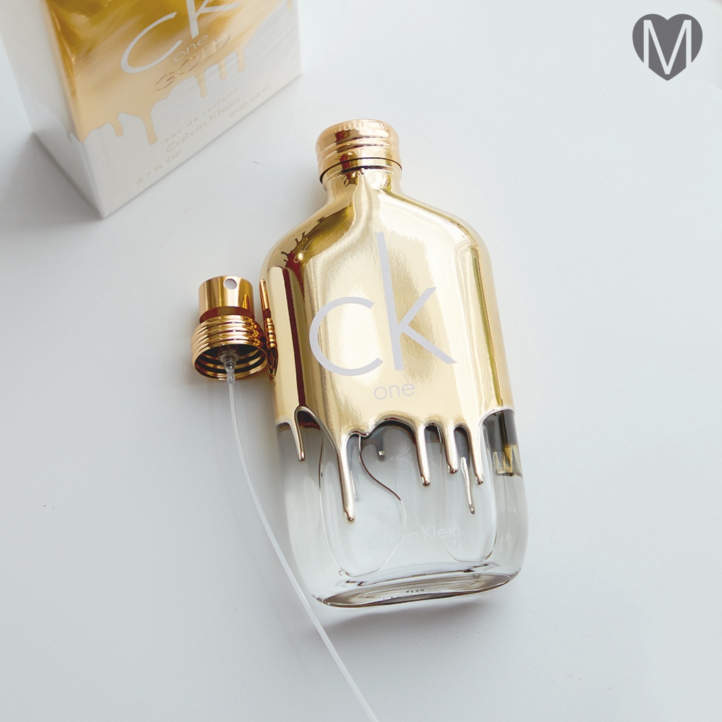 Calvin Klein CK One Gold Eau De Toilette 200ml น้ำหอมกลิ่นแนว Woody-Floral นุ่มละมุน สดชื่น ราคา ถูกที่สุด ดีลบีเคเค แกลเลอรีภาพที่ 6