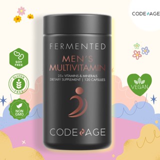 CODEAGE Men’s Daily Multivitamin - 120 Capsules ⚡รวมวิตามินและแร่ธาตุที่สำคัญหลากหลายชนิด สูตรพิเศษโดย CODEAGE⚡