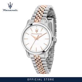 [2 Years Warranty] Maserati Epoca 34mm White Silver Dial Womens Quartz Watch R8853118520