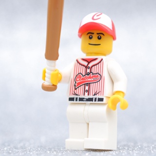 LEGO Baseball Player Series 3 - MINIFIGURE SERIES LEGO เลโก้ มินิฟิกเกอร์ ตัวต่อ ของเล่น