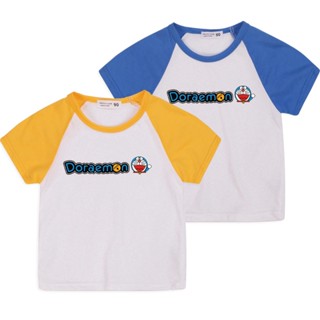 ** สปอต ** Doraemon 6 สีแฟชั่นใหม่ระบายอากาศได้เสื้อผ้าเด็กเสื้อเด็กผ้าฝ้ายแขนสั้นโดราเอมอนการ์ตูนเสื้อยืด