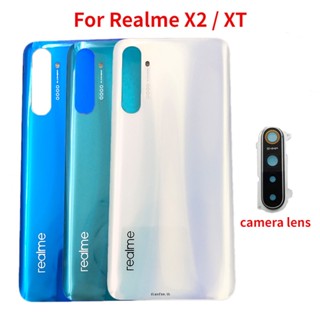 ฝาครอบแบตเตอรี่ด้านหลัง พร้อมกล้อง แบบเปลี่ยน สําหรับ Realme X2 XT RMX1991 1992 1993 RMX1921