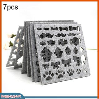 (happaypart) 7Pcs Bone Star Felting Needle DIY Craft Applique Stencil Mold Sewing Accessories