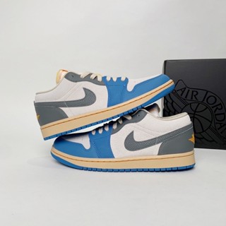 ☍♞∈MS▪Air Jordan 1 Low Tokyo 96 UNC Grey  basketball shoes DZ5376-469รองเท้าผ้าใบผู้ชายญิง