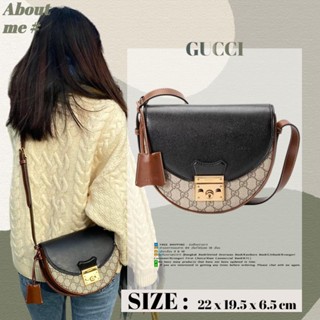 GUCCI Padlock Series Mini กระเป๋าสะพาย/กระเป๋า Messenger/กระเป๋า Saddle ผู้หญิง 644524