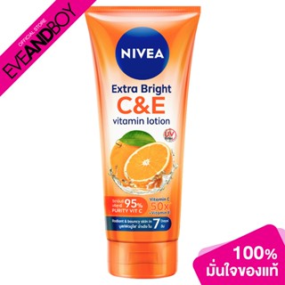 NIVEA - Extra White C &amp; E Vitamin Body Lotion Whitening Lightening (320 ml.) โลชั่นวิตามินบำรุงผิว