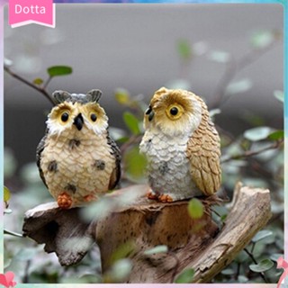 (dottam) ตุ๊กตานกฮูกเรซิ่น สําหรับตกแต่งสวน DIY