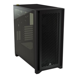 อุปกรณ์คอมพิวเตอร์ ; CASE (เคส) CORSAIR 4000D AIRFLOW TEMPERED GLASS (BLACK) (E-ATX)