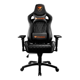 อุปกรณ์สำหรับเกมเมอร์ () GAMING CHAIR (เก้าอี้เกมมิ่ง) COUGAR GAMING ARMOR S (BLACK)