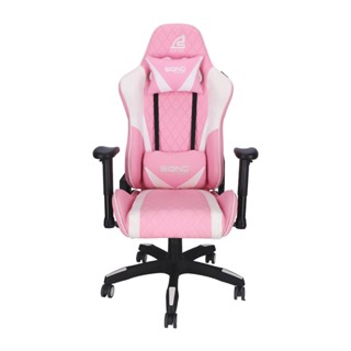 GAMING CHAIR (เก้าอี้เกมมิ่ง) SIGNO E-SPORT BAROCCO (GC-203PW) (PINK-WHITE) (สินค้าต้องประกอบก่อนใช้งาน)---